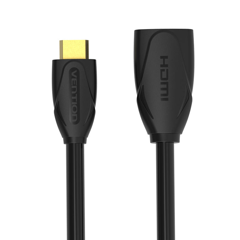 Vention HDMI 2.0 Extension Cable PVC (Mini Male to Female) 1080p/60Hz Video Cable with 96kHz/192kHz Digital Stereo Audio Transmission (ABAAF)