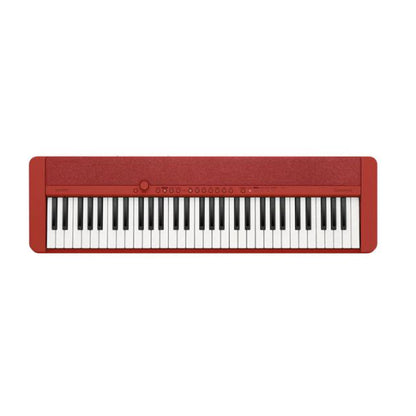 Casio CT-S1 61 Key Portable Classic Design Piano Keyboard with AiX, Wireless MIDI, Volume-Sync, Audio Adaptor (White)