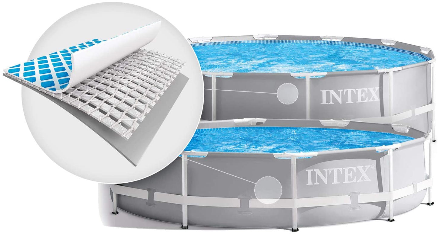 Intex 26712 Prism 366CM x 76CM Metal Frame Swimming Pool Complete Set for Swimming and Garden Pool