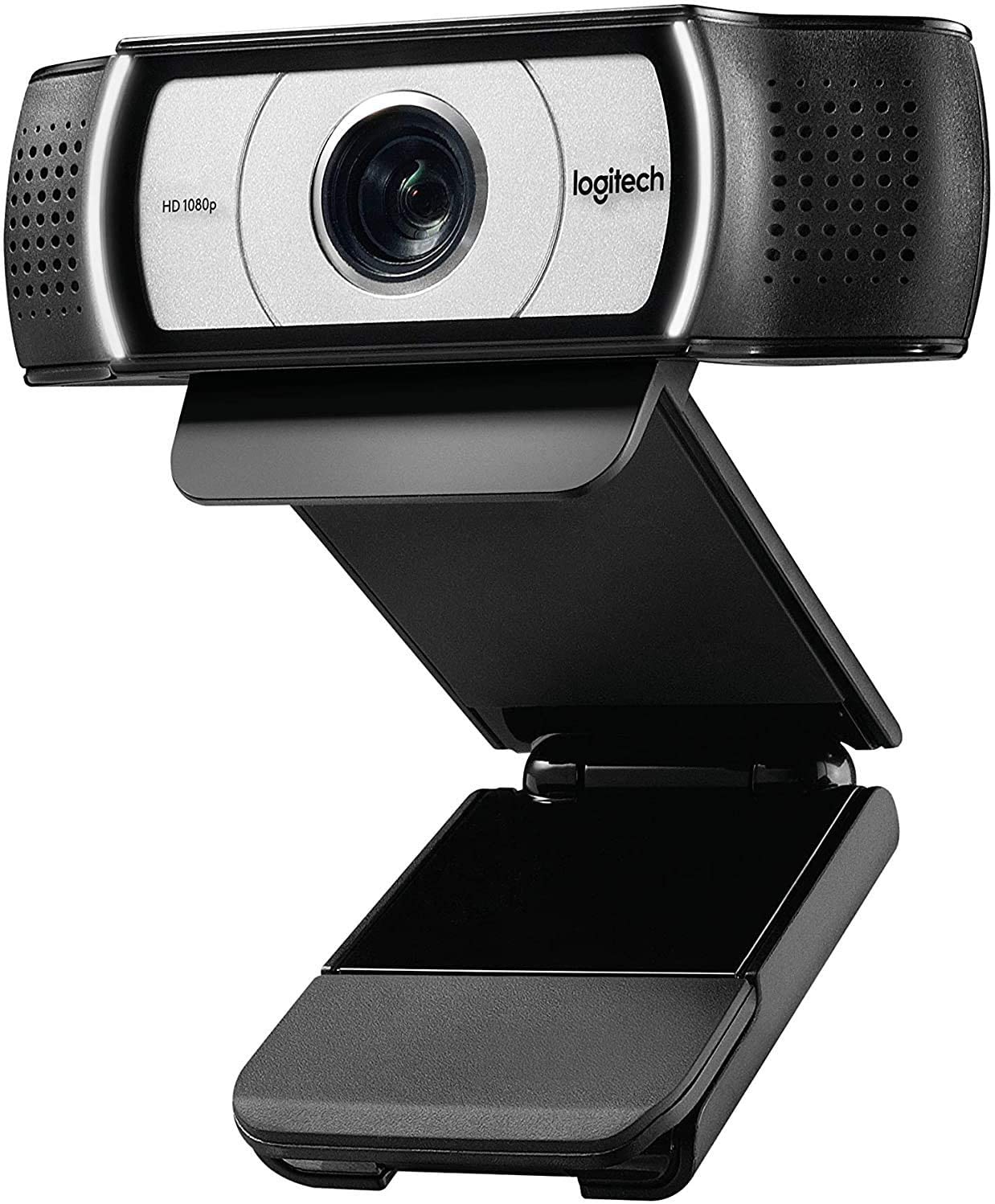 Logitech C930C HD Smart 1080P Webcam with Cover for Computer Zeiss USB Video Camera