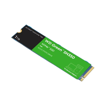 [CLEARANCE] Western Digital WD Green SN350 480GB M.2 NVMe SATA IIISSD Solid State Drive with 2.4GB/s Max Sequential Read Performance for PC Computer and Laptop | WDS480G2G0C