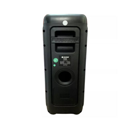 [CLEARANCE] Crown PD-882 200W Portable Wireless Speaker System with Mic, Bluetooth, USB / TF Port, LED Display, and Max 4-8 Ohms Impedance