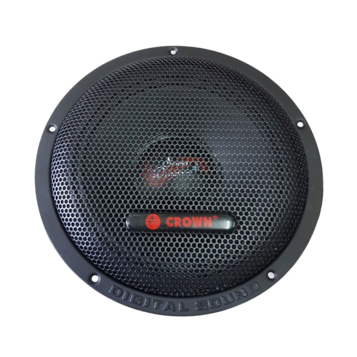 Crown 250W 8" Dual Terminal Subwoofer Speaker with 75Hz-3kHz Frequency Response, Max 8 Ohms Impedance, 96dB Sensitivity Level, 35.5mm Voice Coil (PRO-SW-825M)