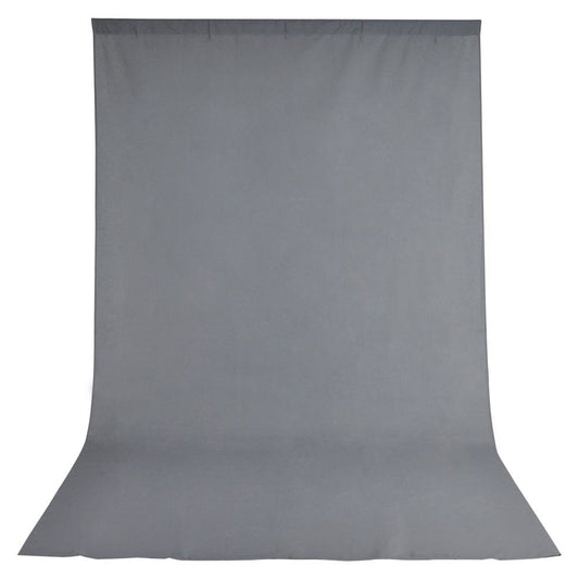 PXEL AA-ML3030GRY 300x300 cm Seamless Muslin Background Cloth Backdrop Gray 10x10 Feet