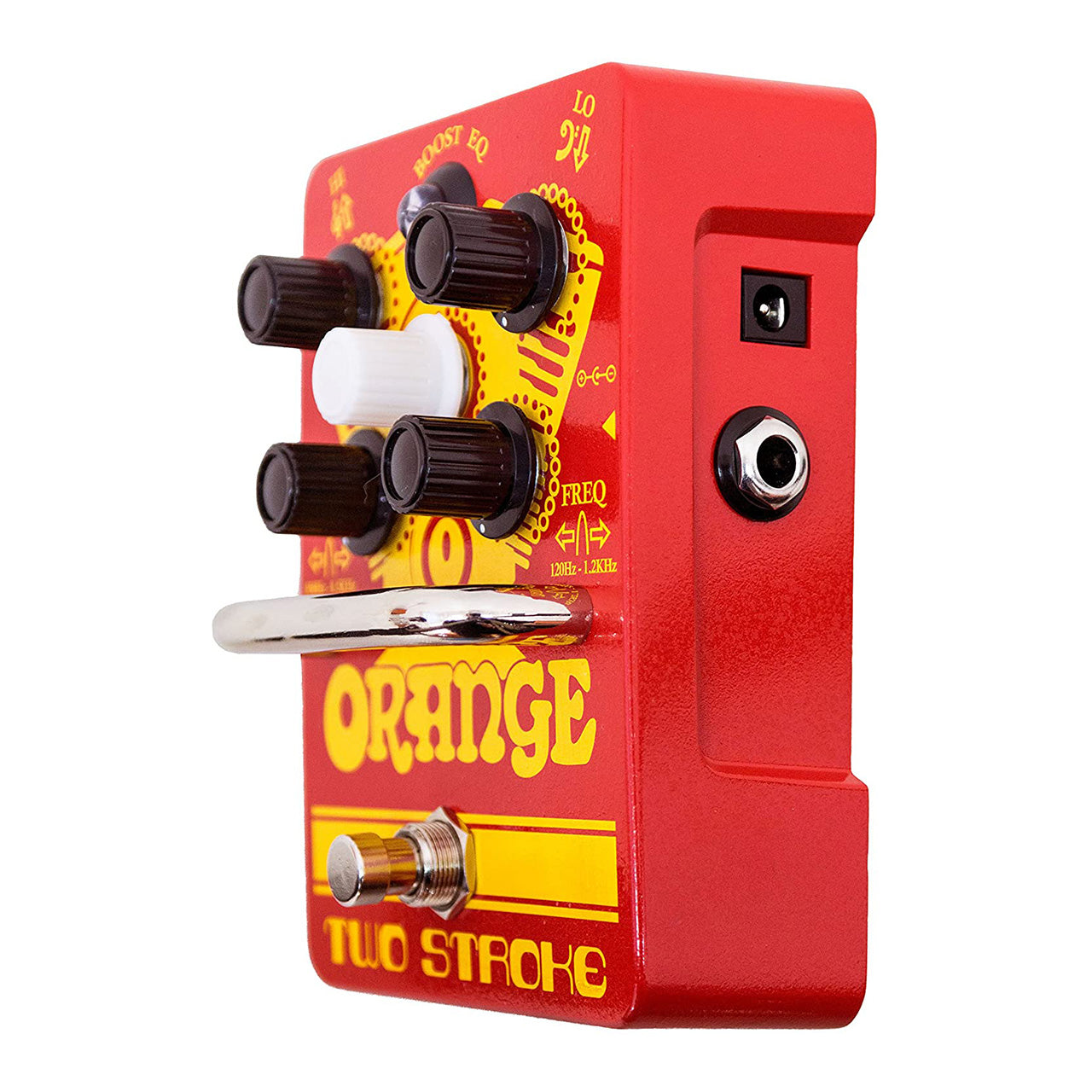 Orange Amps Two Stroke Guitar Effects Pedal with Internal Charge Pump for Electric Guitars