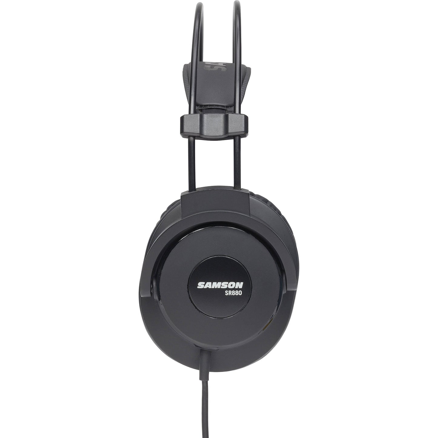 Samson SR880 Closed-Back Over-Ear Studio Headphones with Protein Leather Earpads Adjustable Headband Deep Bass