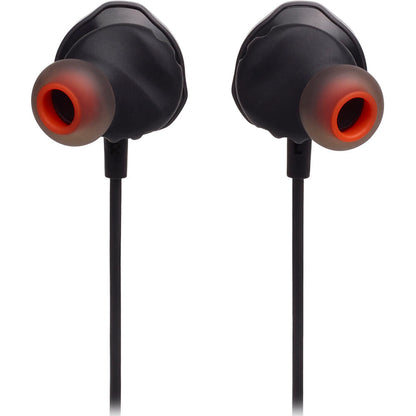 JBL Quantum 50 Wired In-Ear Gaming Headphones with Volume Slider and In-line Mic for Gaming Livestream