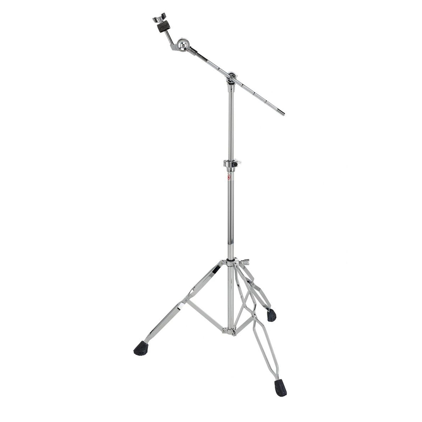 Gibraltar 4709 Lightweight Boom Cymbal Stand Adjustable with 57" Max Height, Double Braced Tripod Legs, Hideaway Arm for Drum Gigs