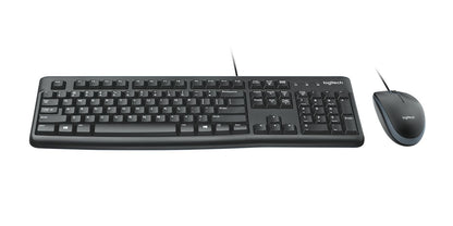 Logitech MK120 Full-Sized Keyboard and Mouse Combo with Spill-Resistant and High-Definition Optical Tracking for Windows 10, 11