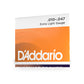 D’Addario 10/47 Bronze 6-String Acoustic Guitar Strings Set (Extra Light .10- .47mm) | EJ-15