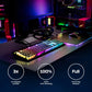 HyperX HKBE2X-1X-US/G Alloy Elite 2 Mechanical Gaming Keyboard ABS Pudding Keycaps, Media Controls, RGB LED Backlit Linear Switch, HyperX Red