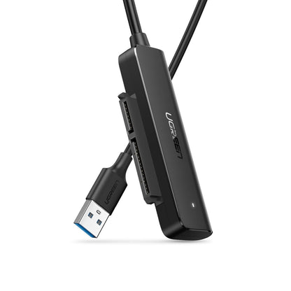 [CLEARANCE] UGREEN USB 3.0 to 2.5" SATA III Adapter Cable SSD HDD Converter with 10TB Max Capacity, 5Gbps Transfer Speed, and UASP Supported for Laptop, TV, PC, Router, Gaming Console | 70609