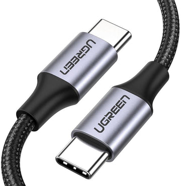 UGREEN 100W PD Type C Male to Male Fast Charging 5A Data Cable with 480Mbps Transfer Speed - 1M | 7042
