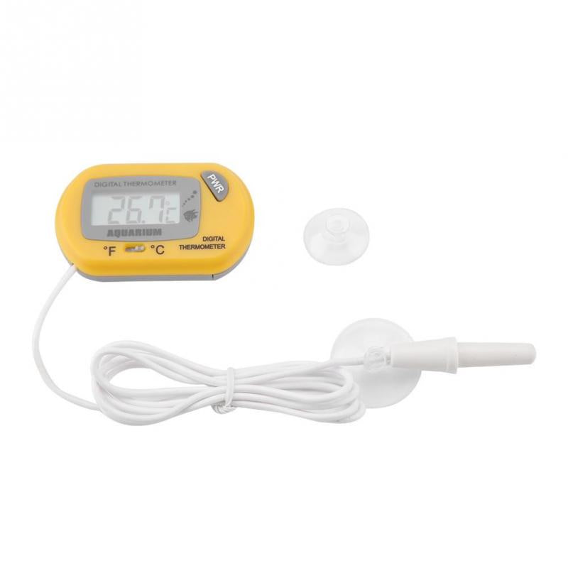 Eagletech Digital LCD Thermometer Suitable for Aquarium (Yellow)