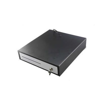 LogicOwl OJ-335C Heavy Duty Stainless Front Cash Drawer for POS System with 4 Bill & 5 Coin Slot Detachable Register, 2 Metal Key Locks, RJ11 Cable