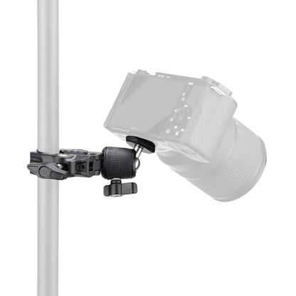 Ulanzi R099 Clamp Mount with Mini 360 Rotating Ball Head Multifunctional Clip for Camera and GoPro