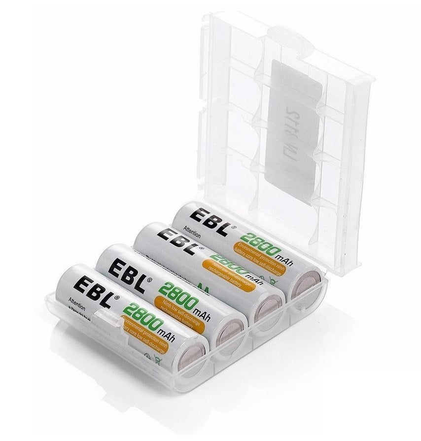 AAA High Capacity NiMH Rechargeable Batteries, 4 Pack