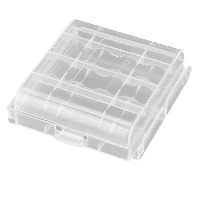 Pxel Battery Case Holder Box LR6 LR3 AAA AA Rechargeable Battery Clear Case cover