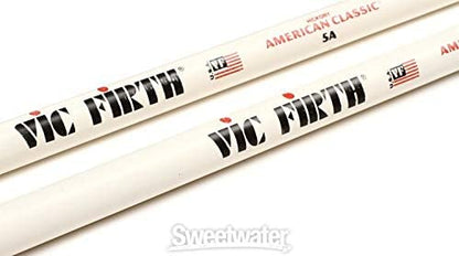 Vic Firth American Classic 5A Hickory Wood Drumsticks (Pair) Drum Sticks for Drums and Percussion (Multiple Styles Available)