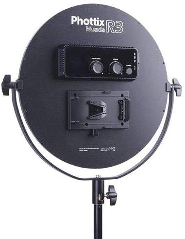 Phottix Nuada R3 VLED Video LED Light for Videography and Photography Vlog Light