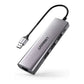 [CLEARANCE] UGREEN 5-in-1 USB 3.0 Hub with 1000 Mbps Gigabit Ethernet RJ45 LAN Port and 5V USB-C Power Delivery PD | 60812