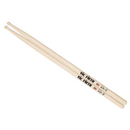 Vic Firth SJOR Steve Jordan Signature Drumsticks with Hickory Wood Barrel Tip for drums and cymbals