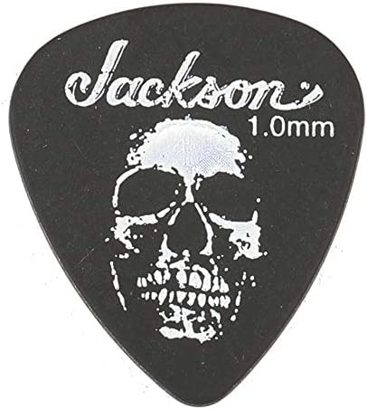 Jackson 451 Shape Skull Guitar Picks (12 Pack) (0.60mm, 0.88mm, 1.00mm, 1.14mm) (Black) | 2987451850 | THIN MED | HVY | EX HVY