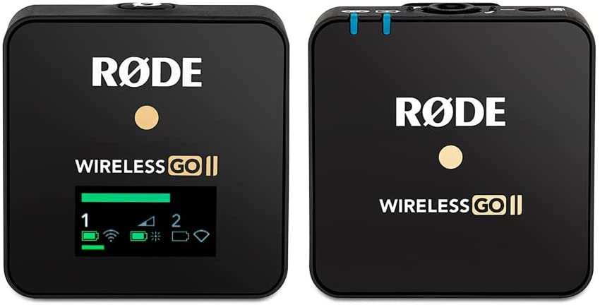 RODE Wireless GO II Single Compact Digital Wireless Microphone System/Recorder with USB Cable for Android Kit (2.4 GHz, Black)