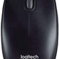 Logitech M90 Wired USB Mouse 1000 DPI Ambidextrous Office Mouse for Desktop and Laptop