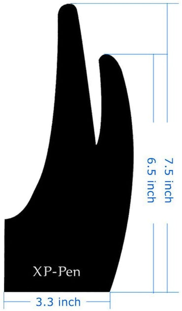 [CLEARANCE] XP-Pen Professional Anti-Friction Artist Glove Suitable for Left and Right Hand Universal Size, Lycra Material for Graphic Tablets and Digital Arts
