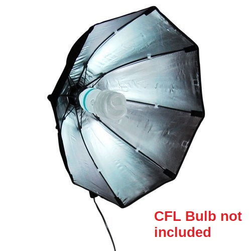Pxel SB-1B-60 Octagon 1 bulb light head, Softbox Continuous lighting with 1 bulb holder, Photography Octagonal