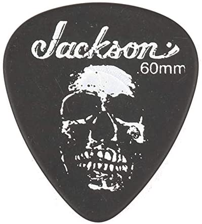 Jackson 451 Shape Skull Guitar Picks (12 Pack) (0.60mm, 0.88mm, 1.00mm, 1.14mm) (Black) | 2987451850 | THIN MED | HVY | EX HVY