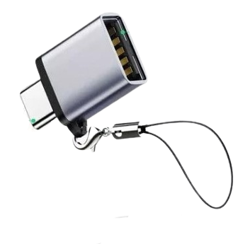 UGREEN USB A 3.0 Female to Type C Male Adapter Plug with Lanyard and Keychain Loop for PC and Mobile | 50283