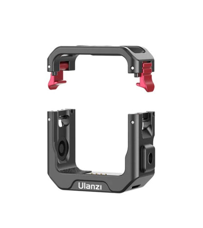 [CLEARANCE] Vijim by Ulanzi 2872 Aluminum Alloy C-Action2 Magnetic Frame Cage with Built-In Magnet and Metal Frame Heat Dissipation Fit for DJI Action 2 Camera