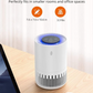 TaoTronics TT-AP001 Air Purifier, Desktop Air Cleaner with 3-in-1 True HEPA Filter for Home Bedroom Office