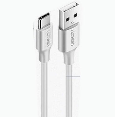 UGREEN High Speed USB-A 2.0 to USB-C Cable with Corrosion-Resistant Bare Copper Conductors and Foil & Braid Shielding for Computers, Smartphones and Tablets   (Available in 1M, 1.5M and 2M)