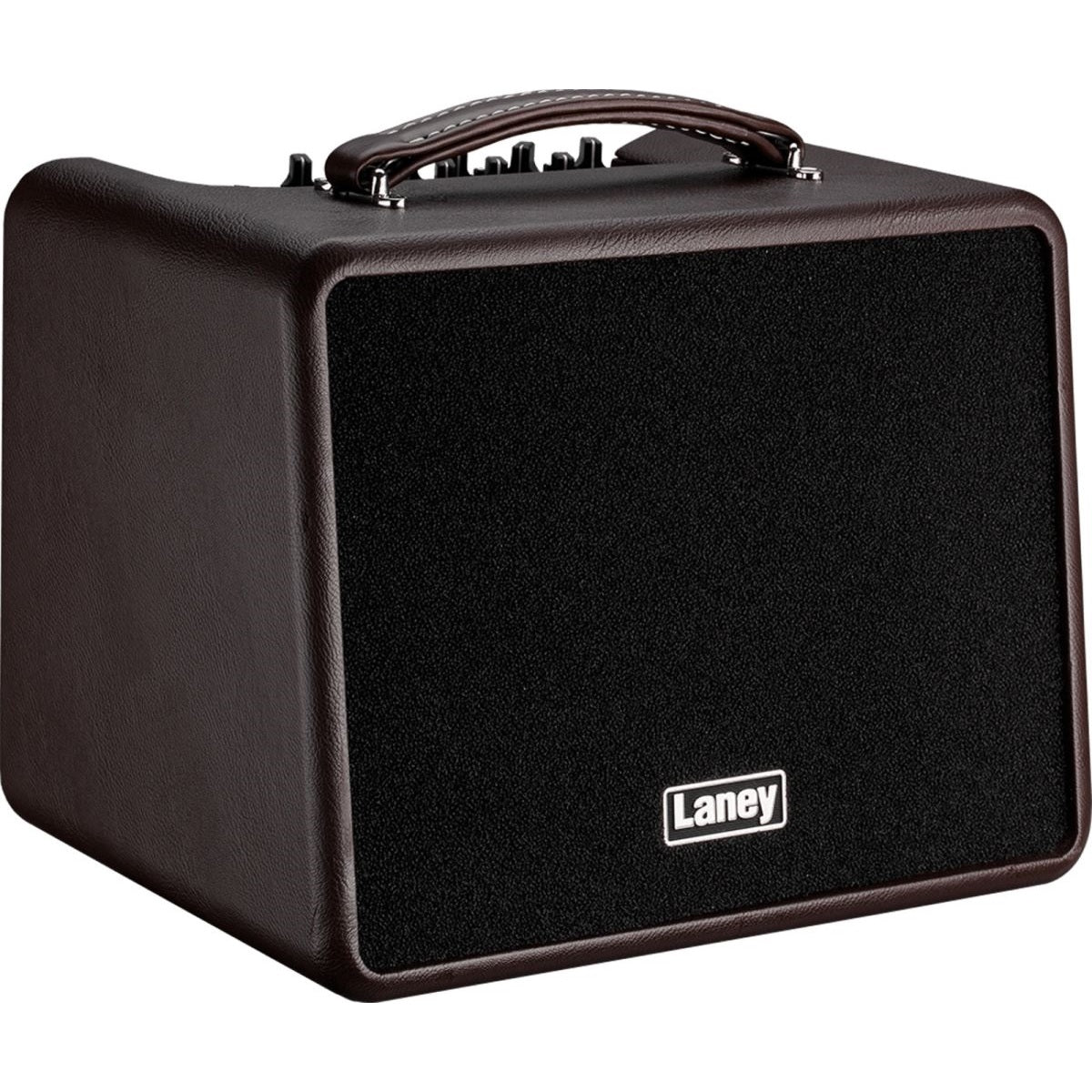 Laney A-Solo 60 Watts 2-way Channel Portable Acoustic Guitar Amplifier with Feedback Elimination Control Feature