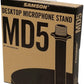 Samson MD5 5-Inch Microphone Stand for Voiceovers, Podcast and Sound Recording