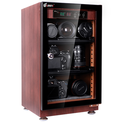 Eirmai 40L Electronic Digital Dry Cabinet Dehumidifying Box with Wood Grain Finish - 40 Liters (MRD-45W)