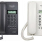 Panasonic KX-T7703 Landline Telephone with 2 Line LCD Display, Caller ID Compatible, Need No Batteries (Power Source from Telephone Line)