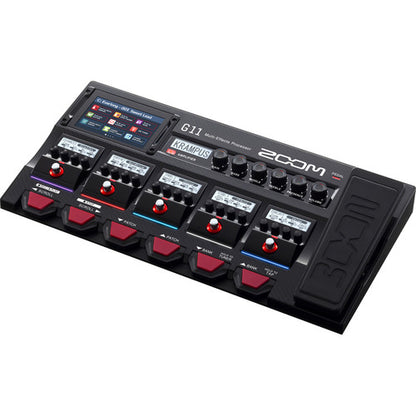 Zoom G11 Guitar Multi-Effects Processor with Expression Pedal, with Touchscreen Interface, 100+ Built in Effects, Amp Modeling, IR, Looper, Audio Interface for Direct Recording to Computer