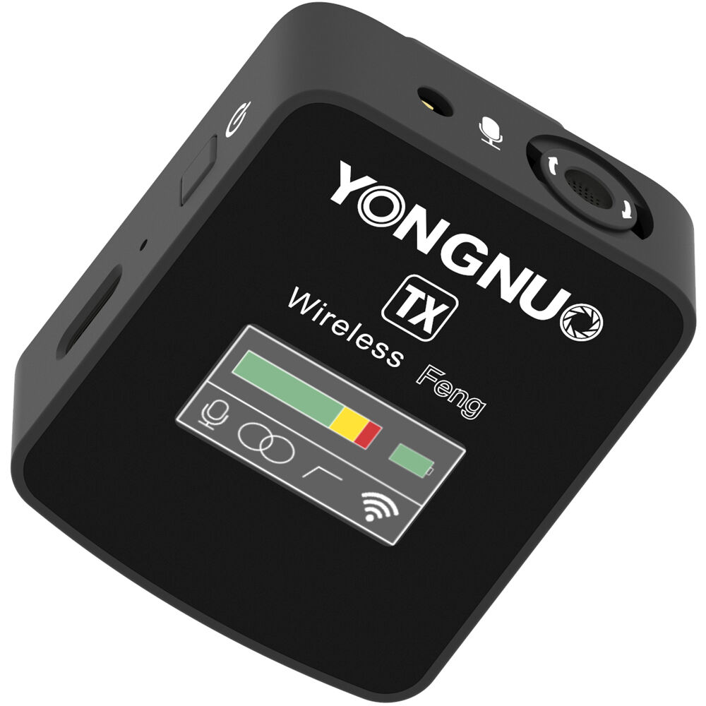 Yongnuo Feng Compact Digital 2.4 GHz Wireless Microphone System for Cameras & Smartphones