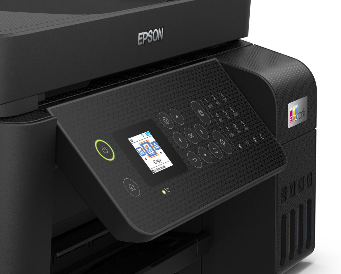 Epson EcoTank L5290 Wi-Fi All-in-One Ink Tank Printer (Print Scan Copy Fax) Wireless Heat-Free with ADF, 5760 x 1440 dpi, 33ppm, and LCD Screen