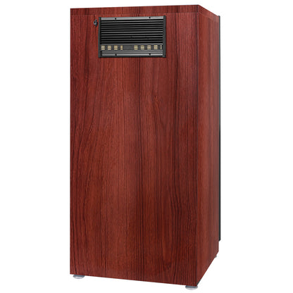 [CLEARANCE] Eirmai 120L Electronic Digital Dry Cabinet Dehumidifying Box with Touchscreen and Automatic AI Smart Control - 120 Liters Wood Grain (MRD-128WT)
