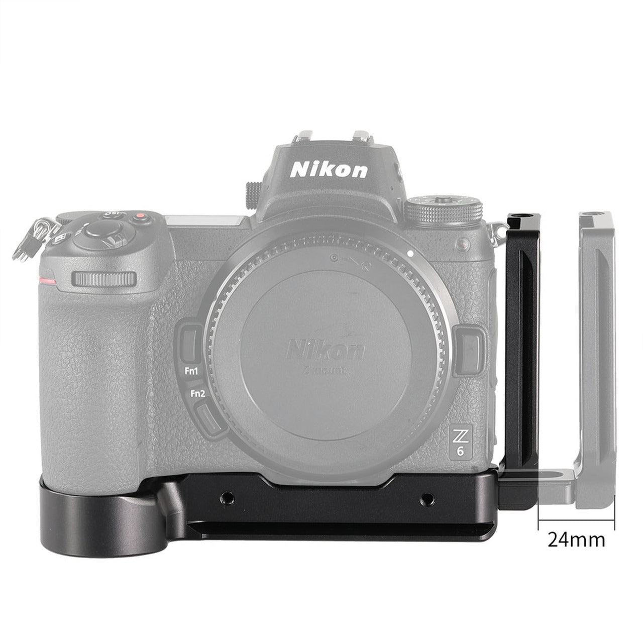 SmallRig Camera L-Bracket for Nikon Z5 / Z6 / Z7 / Z6 II / Z7 II with Allen Wrench Slidable Side Plate Anti-Twist Flanges | Model - APL2258