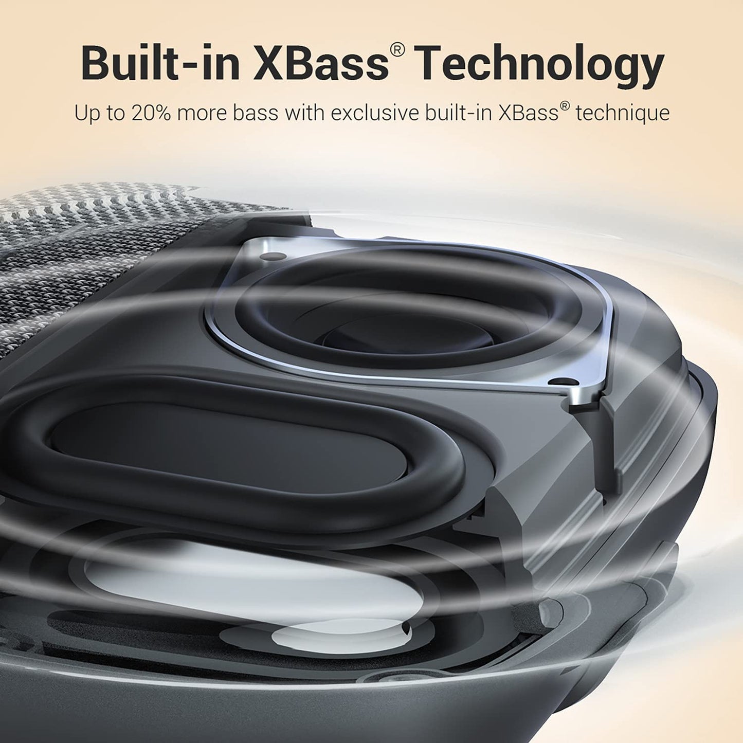 Tribit BTS10 StormBox Micro Portable Wireless Bluetooth 5.0 Speaker 8h Playtime with Strap Extra Bass TWS Stereo Sound IP67 Waterproof Dustproof 100ft Range