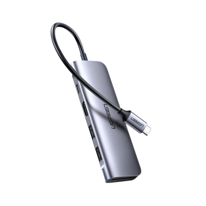 UGREEN 6-in-1 Hub USB-C to USB 3.0 Ports, 4K HDMI, SD TF Card Reader with PD Power Supply | 70411