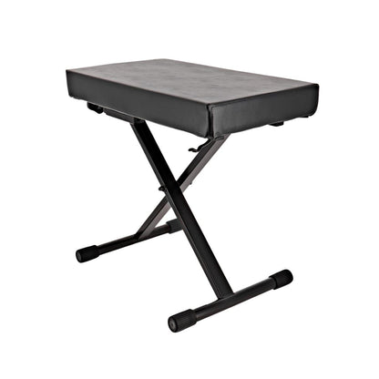 Hercules EZ Height Adjustable Keyboard Bench with 150kg Weight Capacity, Leather Seat, 4 Height Adjustment for Piano Musicians | KB200B