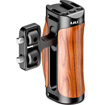 [CLEARANCE] UURig by Ulanzi R075 Universal Mini Wood Side Handle for Sony A6400 A6300 A6600 A6500 A73 with 1/4"Screw Cold Shoe