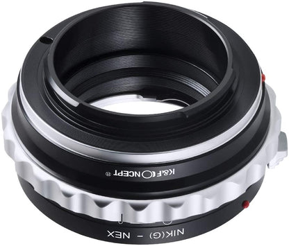 K&F Concept NIK(G)-NEX High Precision Lens Adapter Mount for Nikon F and G Mount Lens to Sony E-Mount Body Mirrorless Camera